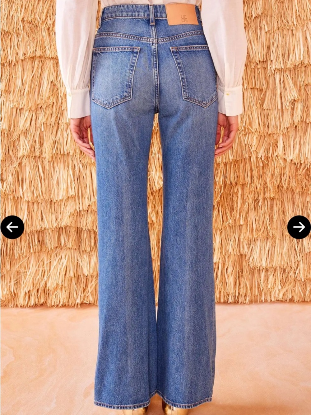NEW Ulla Johnson Martine Jeans - 26 - Picture 2 of 4